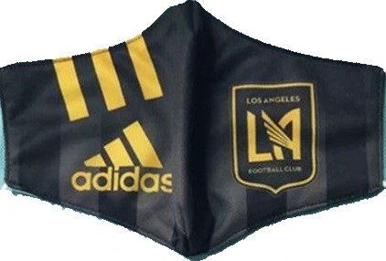 Mascara oficial Adidas Los Angeles FC 2020 Preta